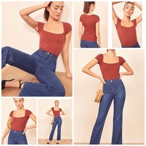 Reformation | Bardot Top Sz S